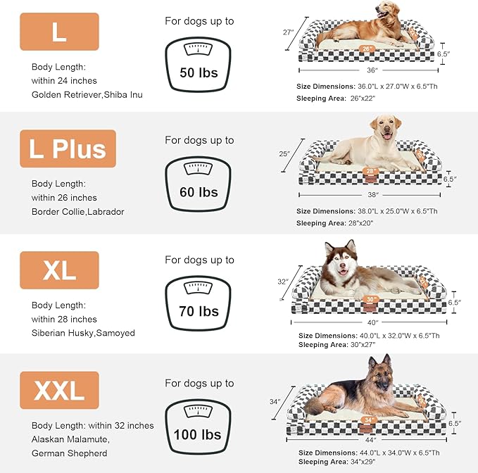 Large Dog Bed Orthopedic Washable: Beds Bolster XXL Bed Big XLarge Dogs Egg - Image 7