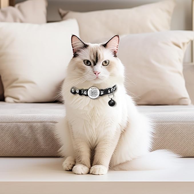 Smart QR Code Cat Collar 2-Pack - Image 8