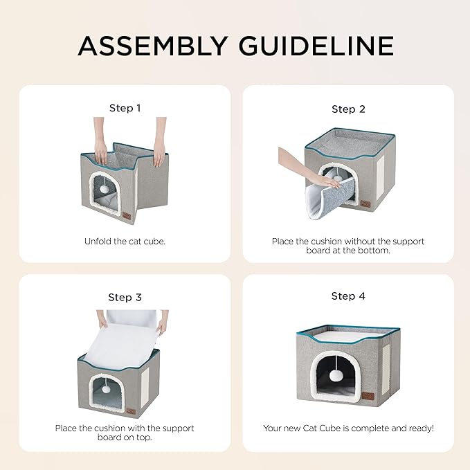 Bedsure Cat Beds for Indoor Cats - Image 6