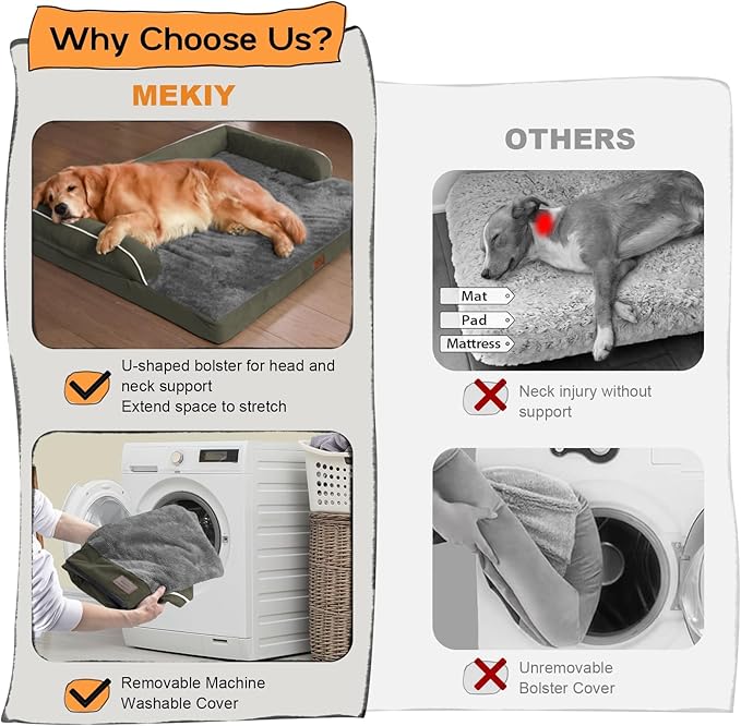 Extra Large Dog Bed-Orthopedic Waterproof XL Dog Bed - Image 4