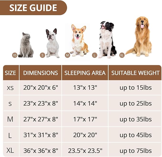 JOLLYVOGUE Calming Dog Bed Large Size Dog, Anti-Anxiety Donut Large Pet Bed - Image 5