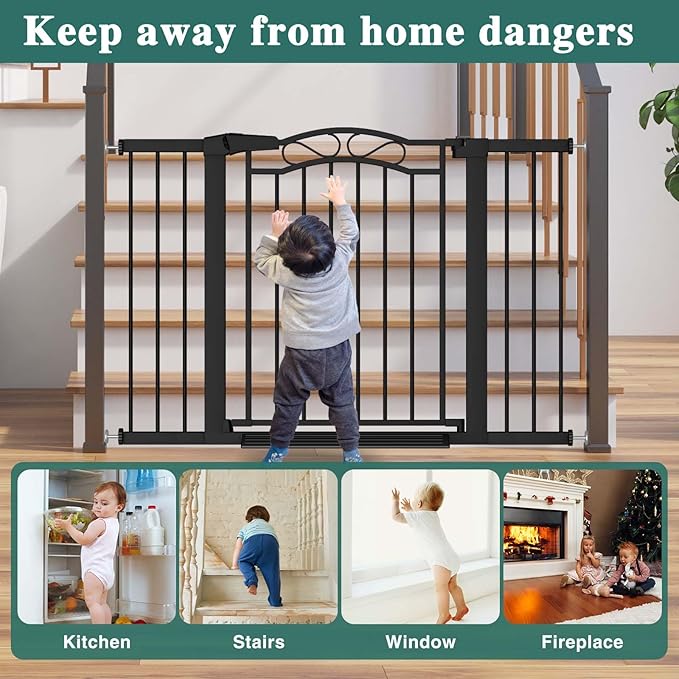 Fairy Baby 65.4"-68.1" Extra Wide Baby Gate - Image 6