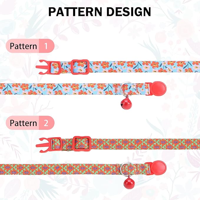 Breakaway Cat Collars for Girl Boy Cats, Fall Winter All Weather Cat Collar - Image 4