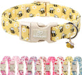 Bee & Daisy Dog Collar for Large Dogs by Babolepet