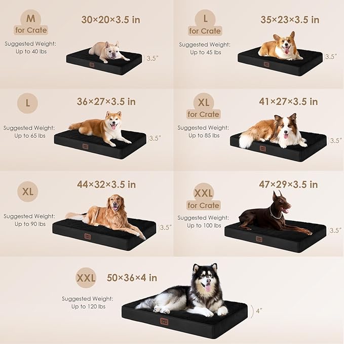 EHEYCIGA Orthopedic XL Dog Beds - Image 3