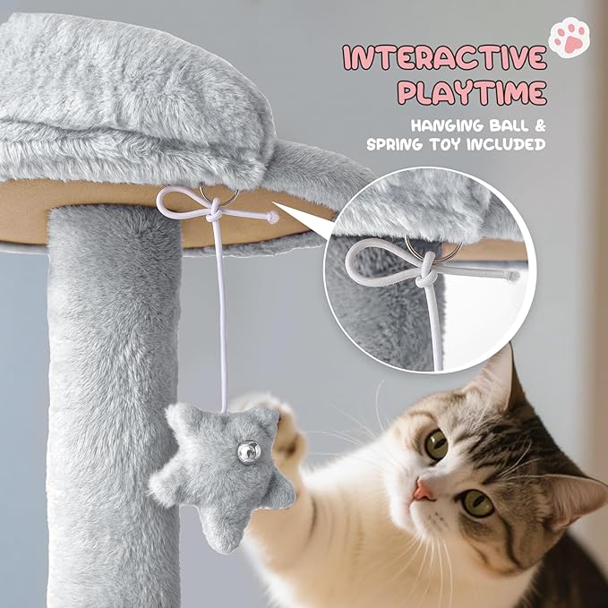 MoNiBloom 60 Inch Cat Tree Tower - Image 5