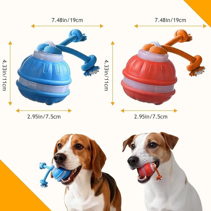 2PCS Zealburst Dog Toy, Interactive Dog Toys, 2026 Upgraded Motion Activated - Image 4