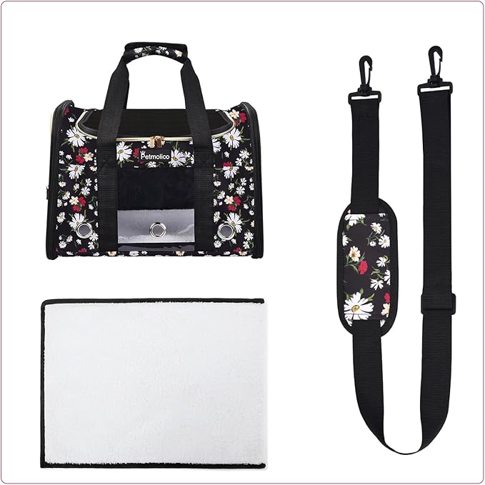 Petmolico Cat Carrier Dog Carrier, Airline Approved Soft Pet Travel Carrier - Image 4