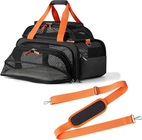 17x12.5x8.5 TSA Approved Expandable pet Carrier by pidipiti