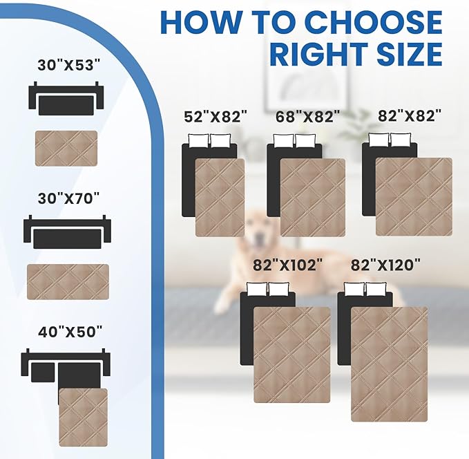 Waterproof Dog Blanket, Non-Slip Soft Pet Bed Cover, Couch Cover - Image 4