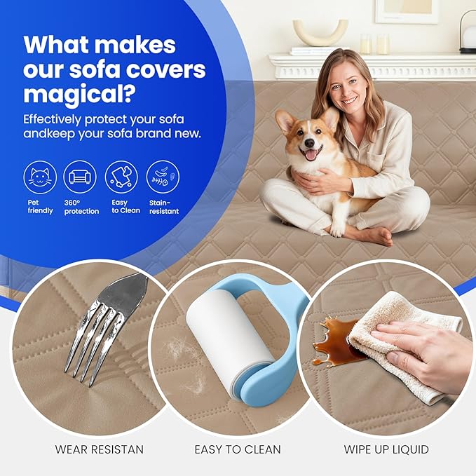 Waterproof Dog Bed Cover, Non-Slip Dog Blanket - Image 6