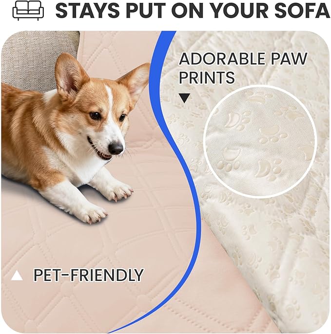 Waterproof Dog Bed Cover Pet Blanket, Soft Couch Cover - Image 3