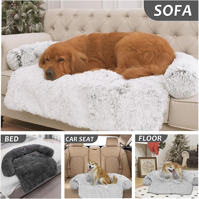Tinaco Luxurious Calming Dogs/Cats Bed Mats, Dog Pad Washable Removable Couch - Image 7