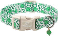 St Patricks Day Dog Collar for Medium Dogs by Babolepet