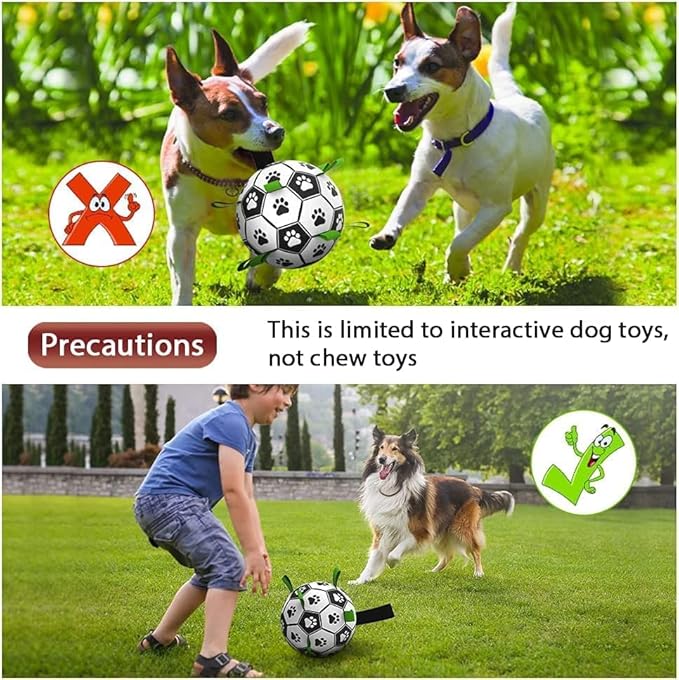 Dog Toys Soccer Ball, Interactive Dog Toys - Image 4