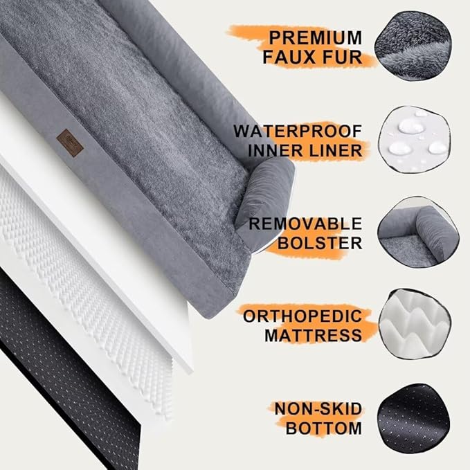 Large Dog Bed Orthopedic Washable - Image 5