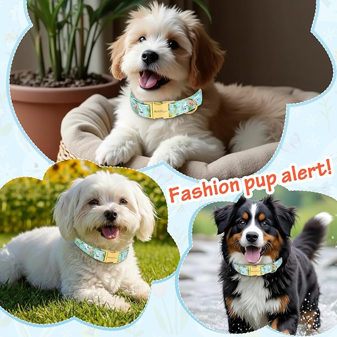 Easter Dog Collar for Small Dogs, Easter & Spring Theme Small Dog Collar - Image 6