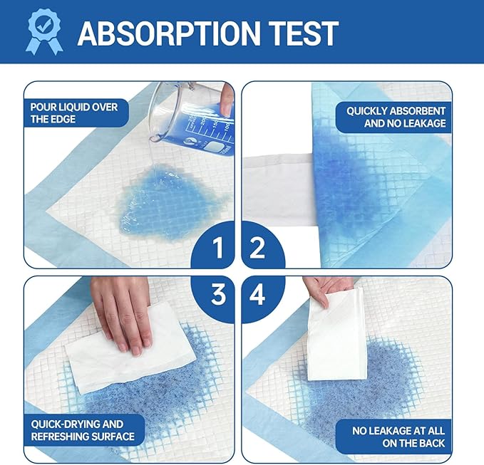 Bed Pads Disposable 40"X60" Chucks Pads Oversized Underpads - Image 9