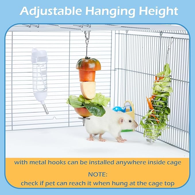 2Pcs Rat Enrichment Toys, 304 Stainless Steel Rat Foraging Toy - Image 4