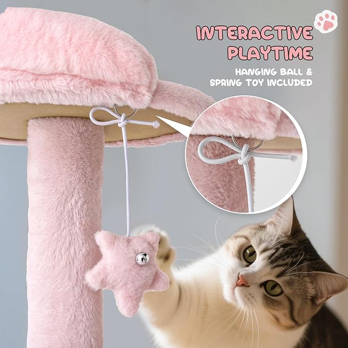 MoNiBloom 60 Inch Cat Tree Tower - Image 5
