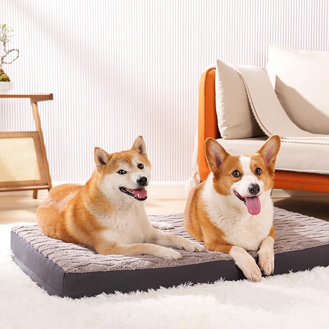 Orthopedic Dog Crate Bed – Waterproof Plush Pet Mattress - Image 9