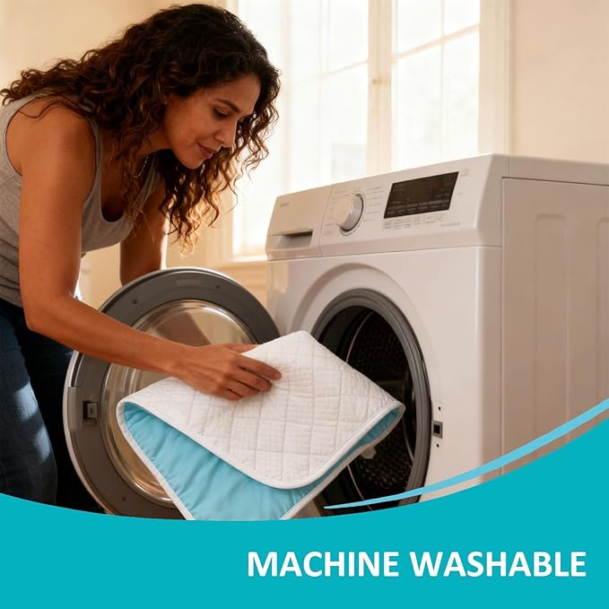 KANECH Washable Underpads 34"x52", Waterproof Heavy Absorbency Reusable - Image 3