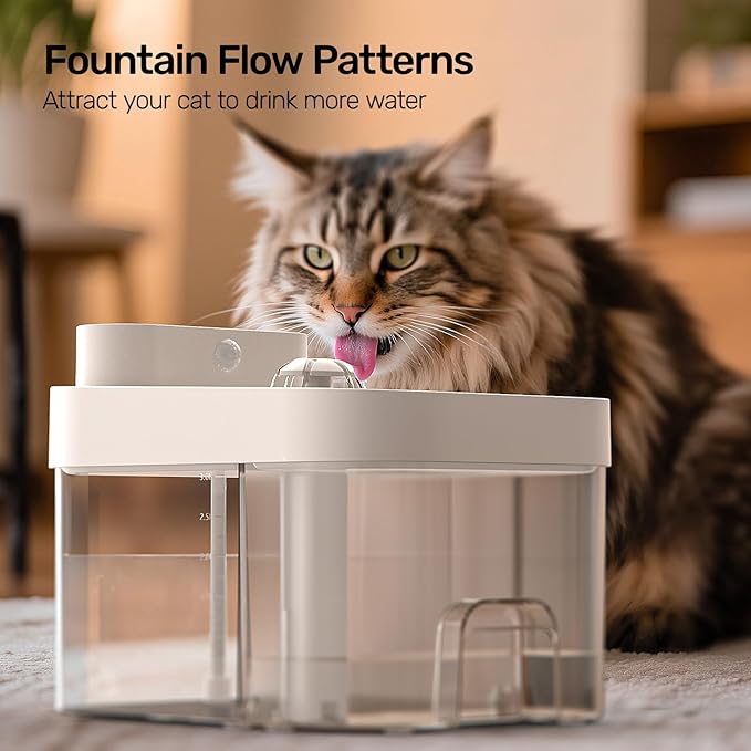 2026 Latest Cat Water Fountain, No Filter Cotton, App Monitoring Wastewater - Image 9