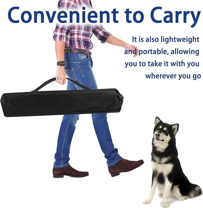 4 Sets Pets Agility Training Equipment, Adjustable Dog Hoop, Dog Jump, Weave - Image 5