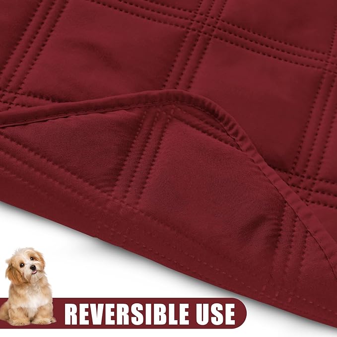 Smiry Waterproof Dog Bed Cover Blanket 40x80, Soft Reversible Pet Blanket - Image 3