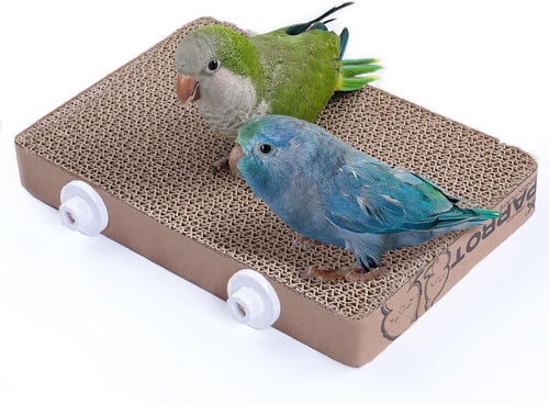 12.3 Inch Paper Bird Toys, Bird Platform, Parrot Toy, Help Birds Clean Beak by JONS%CE%9BNTY
