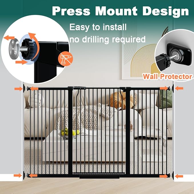 Fairy Baby 40.5" Extra Tall Baby Gate - Image 6