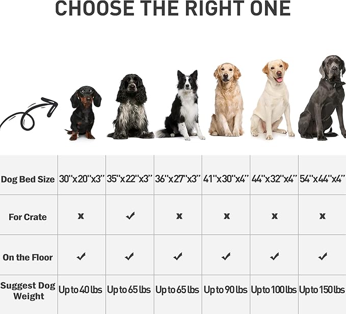 MIHIKK Waterproof Dog Bed Medium Size Dog Orthopedic Pet Beds - Image 5