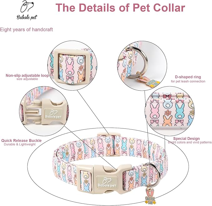 Easter Dog Collar for Small Dogs - Image 3