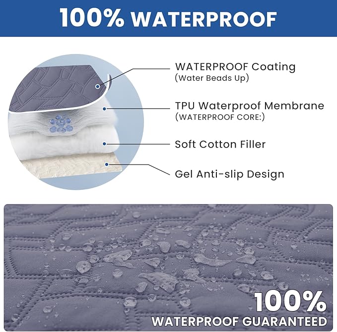 Waterproof Dog Bed Cover, Non-Slip Dog Blanket - Image 2