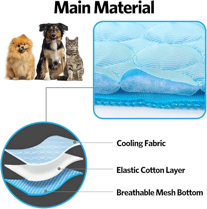 Dog Cooling Mat Pet Cooling Pads Dogs & Cats Pet Cooling Blanket - Image 5