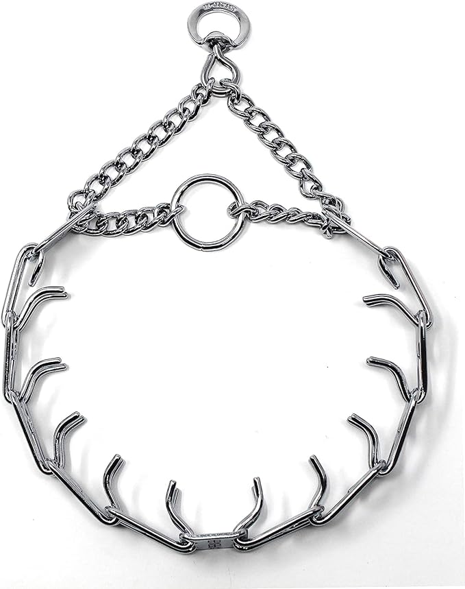 Herm Sprenger Prong Dog Training Collar Ultra-Plus Chrome Plated Steel Pet by HERMSPRENGER