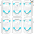 Plug in Air Ionizer 6-Pack, Negative Ion Air Purifier Plug In, Mini Filterless by QWUE