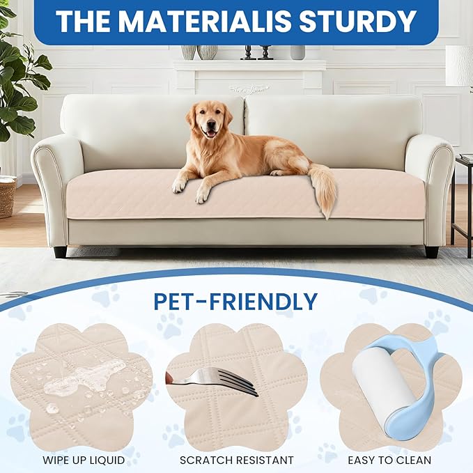 Waterproof Couch Covers for Pets, Waterproof Dog Bed Cover, Anti-Slip Soft Dog - Image 6