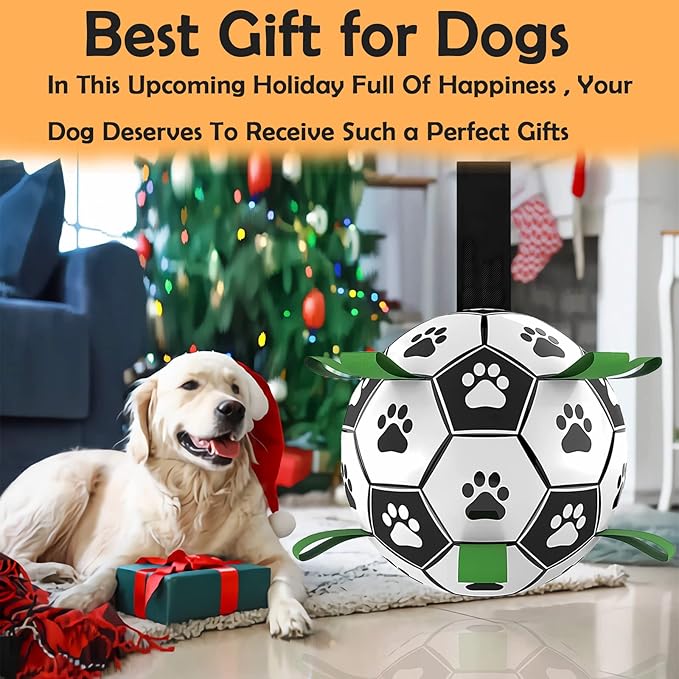Dog Toys Soccer Ball, Interactive Dog Toys - Image 7