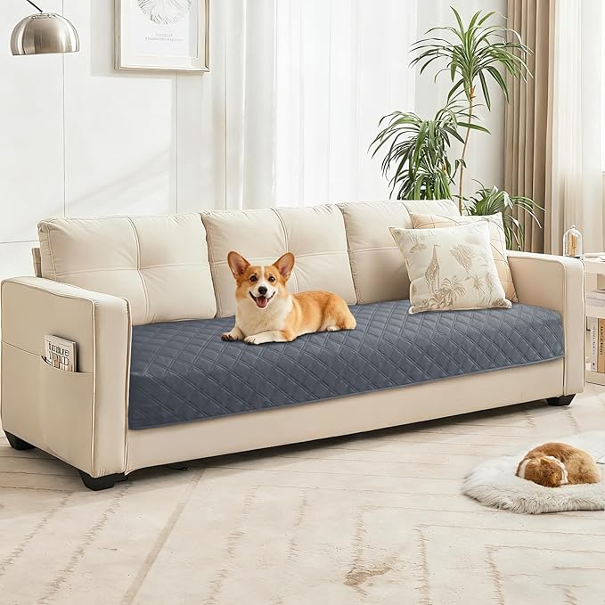 Waterproof Couch Covers for Pets, Waterproof Dog Bed Cover, Anti-Slip Soft Dog - Image 7