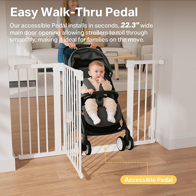 Cumbor 29.7"–51.5" Extra Wide Baby Gate - Image 9