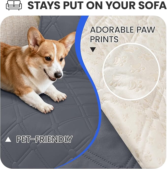 Waterproof Dog Bed Cover Pet Blanket, Soft Couch Cover - Image 3