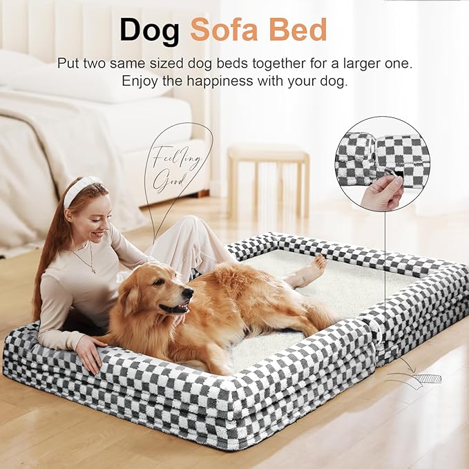 Large Dog Bed Orthopedic Washable: Beds Bolster XL Bed Big XLarge Dogs Egg - Image 3