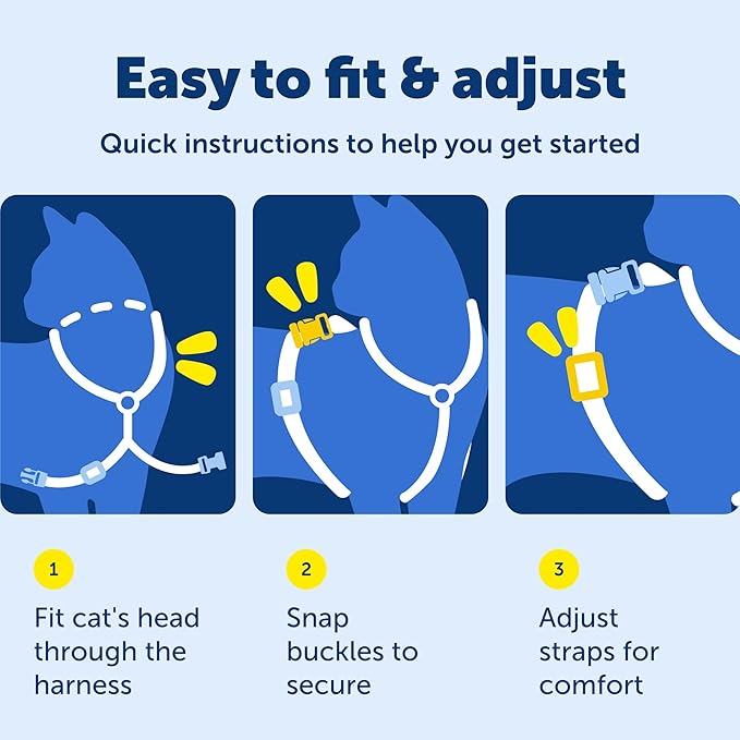 PetSafe Come With Me Kitty Cat Harness & Bungee Leash - Image 8