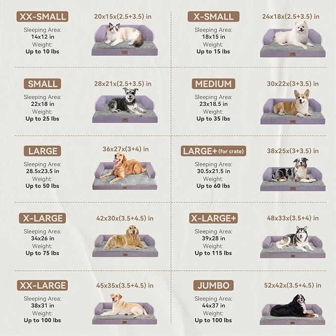 Large Dog Bed Orthopedic Washable, Orthopedic Dog Beds - Image 3