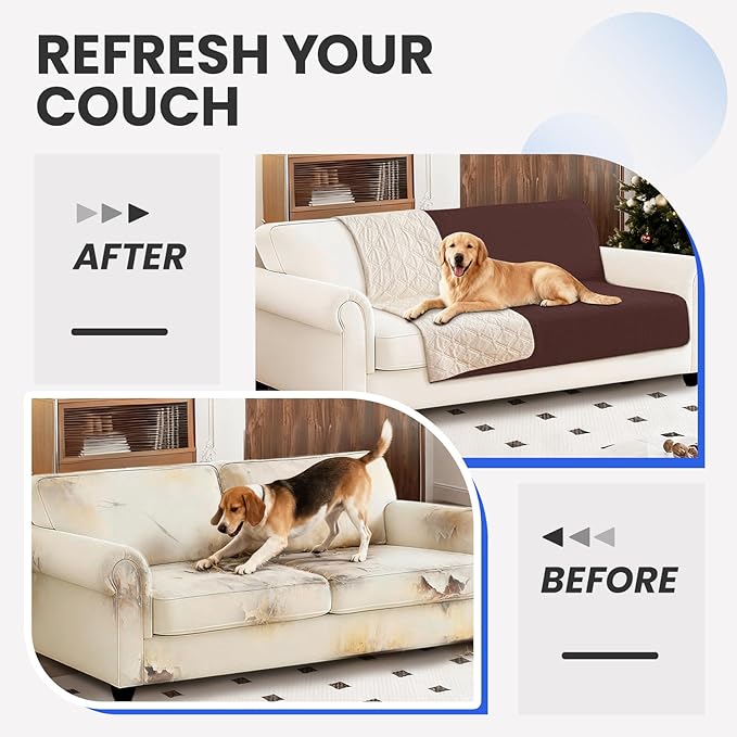 Waterproof Couch Covers for Pets, Waterproof Dog Bed Cover, Anti-Slip Soft Dog - Image 7
