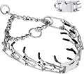Prong Collar for Dogs, Dog Training Collar, Adjustable Size Dog Pinch No Pull by Safiman