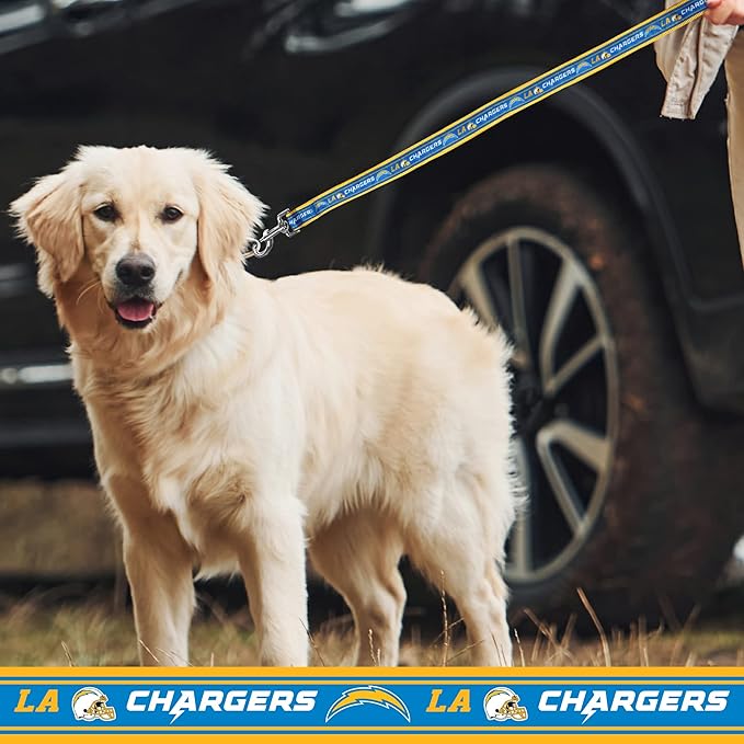 NFL PET Collar Los Angeles Chargers Dog Collar, Large Football Team Collar - Image 4