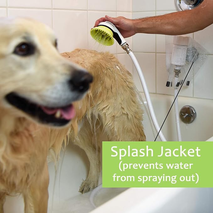 Wondurdog LARGE Sized Bathtub Spout and Garden Hose Attachment Dog Wash Kit - Image 6
