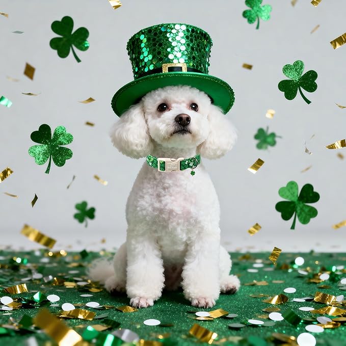 St. Patrick's Day Dog Collar for Medium Dogs - Image 6
